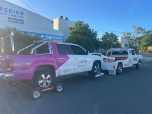 Maroochydore Towing using tow dollies to move a vehicle safely on the Sunshine Coast