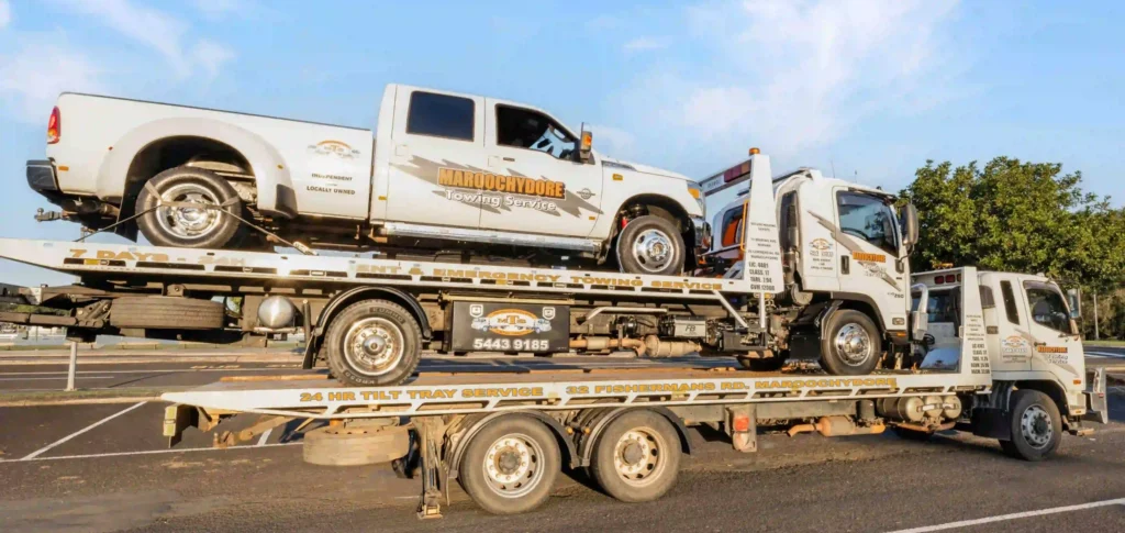 Maroochydore Towing are capable of transporting larger and heavy vehicle on our tilt tray trucks