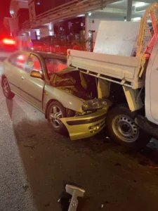 Maroochydore Towing assisting after a two vehicle accident on the Sunshine Coast